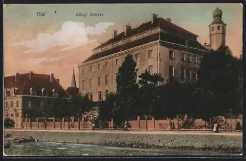 AK Kiel, Königliches Schloss vom Wasser aus