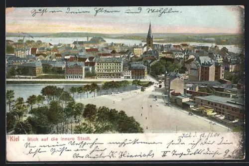 AK Kiel, Blick auf die innere Stadt