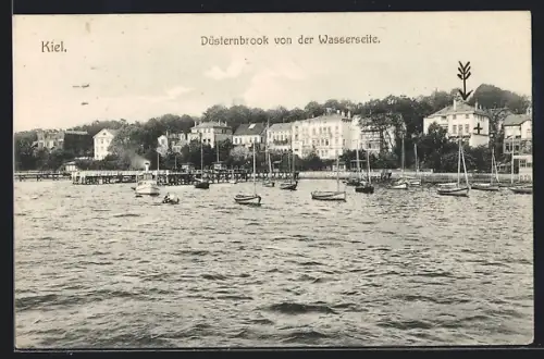 AK Kiel, Düsternbrook von der Wasserseite
