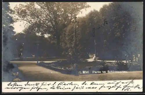 AK Kiel, Partie im Schlossgarten