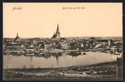 AK Kiel, Blick über den Kl. Kiel mit Kirche