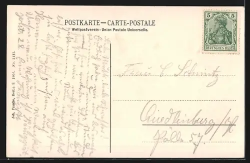 AK Berlin-Wannsee, Segelboote auf der Havel