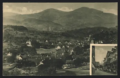 AK Loffenau /württbg. Schwarzwald, Gasthaus Zur Sonne, Inh. Emil Fieg
