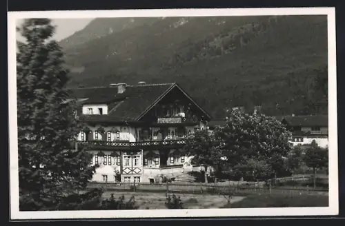 AK Krün a. d. Isar, Pension und Weinstube Zugspitze, Inh. Josef Kramer