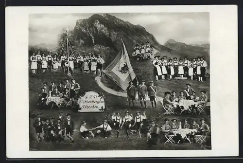 AK Pfronten, G. T. V. D Fienbergler, Trachtengruppen