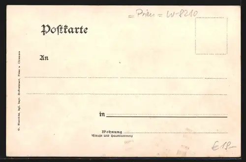 AK Scharnitz, Hotel goldener Adler, Gesamtansicht aus der Vogelschau