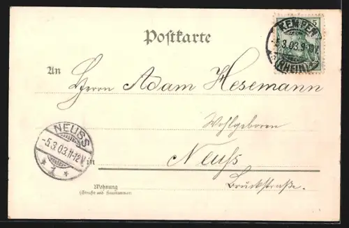 AK Kempen, Blick auf das Gymnasium Thomaneum