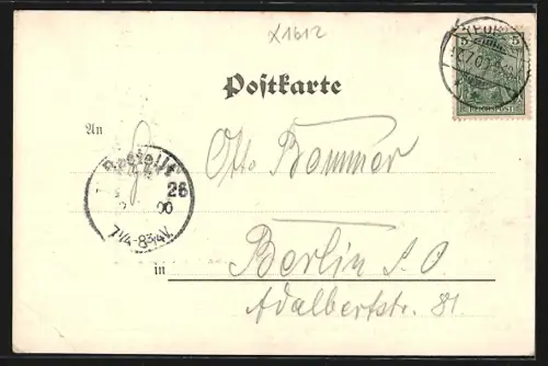 AK Teupitz /Mark, Gasthaus Tornows Idyll vom See aus gesehen
