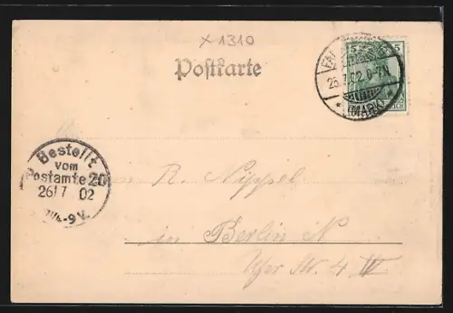 AK Bad Freienwalde, Gasthaus Waldschänke