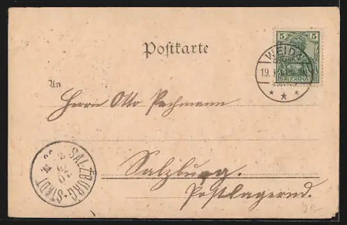 AK Wittchendorf, Restaurant zur grünen Linde, See mit Linde