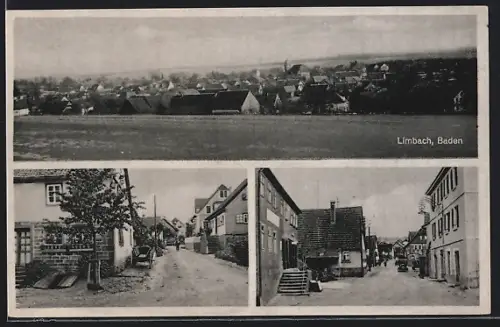 AK Limbach /Baden, Teilansicht, Strassenpartien