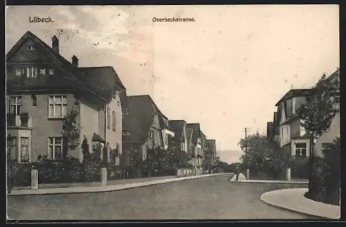 AK Lübeck, Partie in der Overbeckstrasse