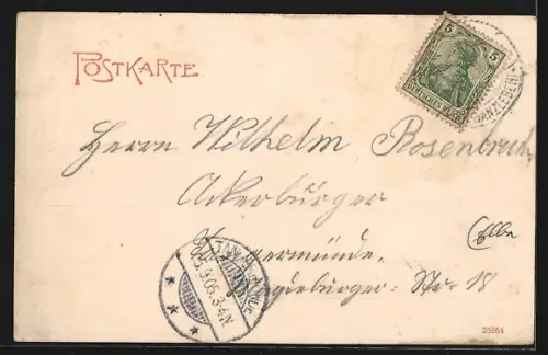 AK Remkersleben, Partie in der Hauptstrasse