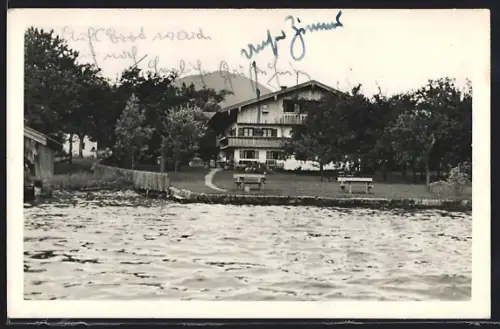 AK Bad Wiessee, Pension vom See aus