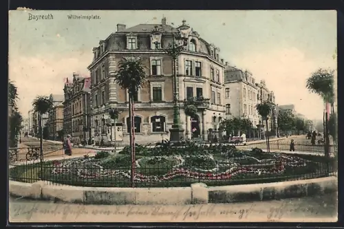 AK Bayreuth, Partie am Wilhelmsplatz