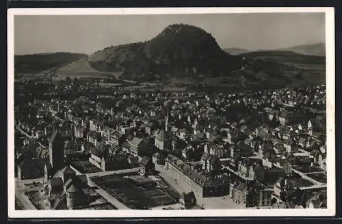 AK Singen am Hohentwiel, Gesamtansicht aus der Luft