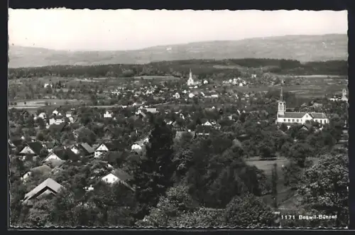 AK Boswil-Bünzen, Gesamtansicht aus der Vogelschau