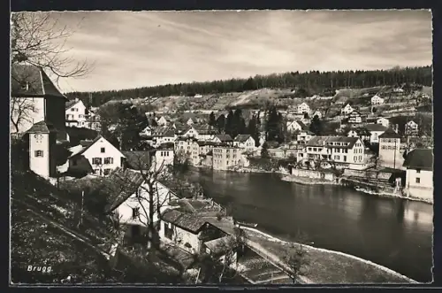AK Brugg, Teilansicht mit Flusspartie