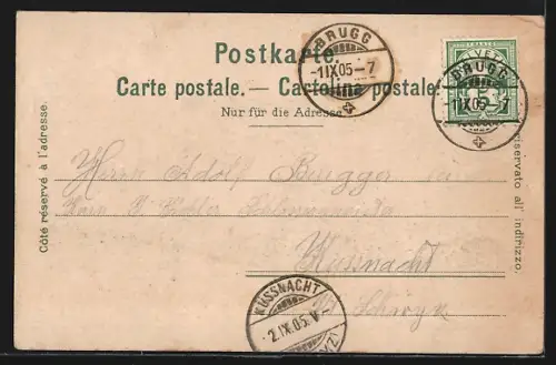 AK Brugg, Teilansicht mit Fluss