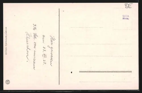 AK Kleine Scheidegg, Hotels mit Jungfrau und Jungfraujoch