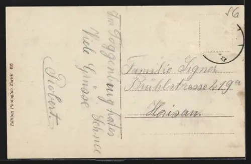 AK Nesslau, Ortsansicht mit Umgebung und Neu St. Johann