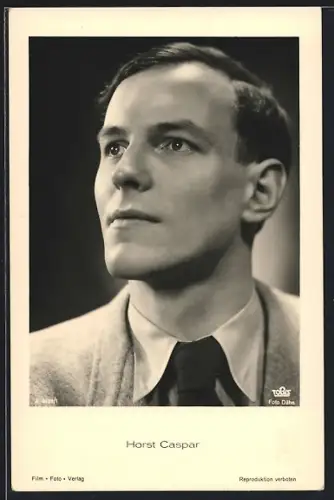 AK Schauspieler Horst Caspar im Anzug