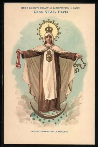 AK Vino e Sciroppo di Dusart, Reklame, Nostra Signora della Mercede