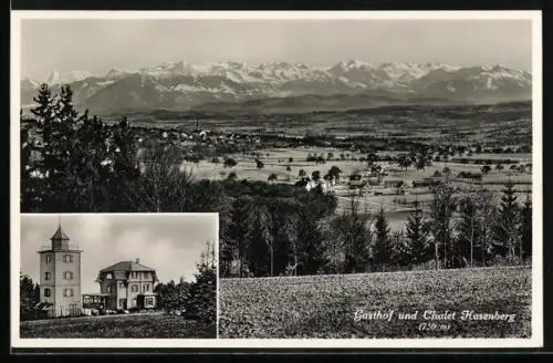 AK Widen, Mehrfachansicht Gasthof und Chalet Hasenberg