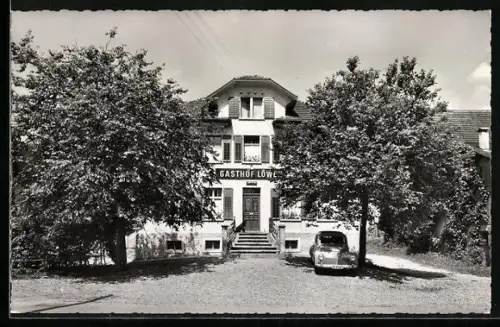 AK Scherz /Aarg., Gasthof Löwen Fam. A. Huwyler