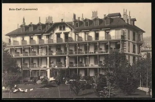 AK Bois-Cerf /Lausanne, Gebäudeansicht