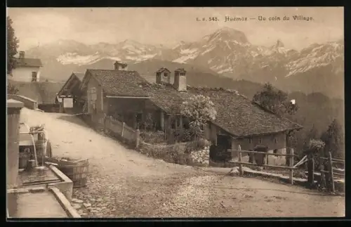AK Huémoz, Un coin du Village