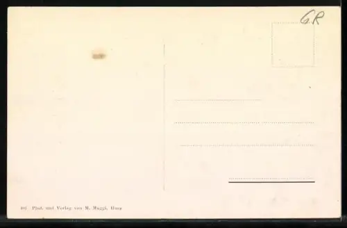 AK Conters i. O., Hotel Villa Bellavista und Kirche