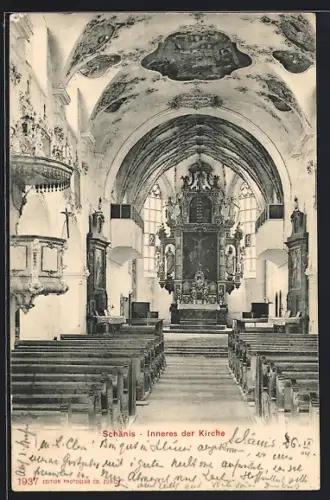 AK Schänis, Inneres der Kirche