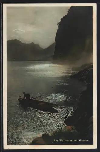 AK Weesen, Am Wallensee mit Boot