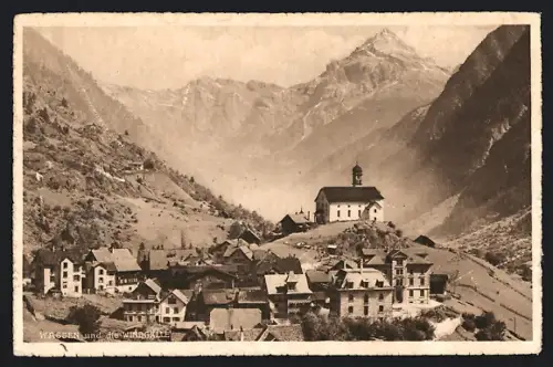 AK Wassen, Ortsansicht und die Windgälle