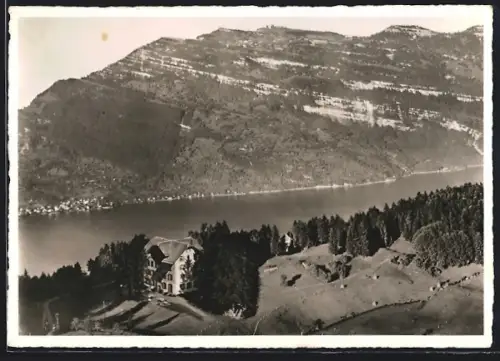 AK Bürgenstock, Hotel Mattgrat, Fliegeraufnahme