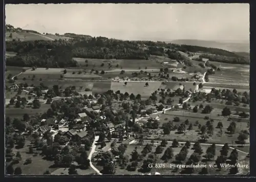 AK Widen /Aarg., Teilansicht, Fliegeraufnahme