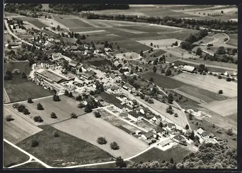 AK Fischbach /AG, Teilansicht, Fliegeraufnahme