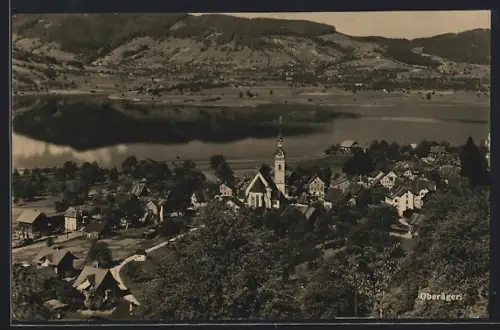 AK Oberägeri, Teilansicht mit Kirche