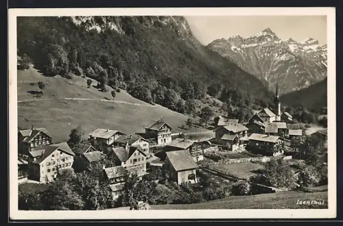 AK Isenthal, Teilansicht mit Kirche