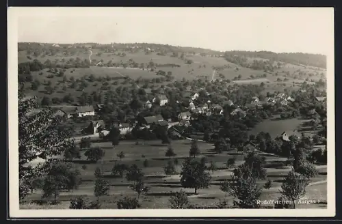 AK Rudolfstetten /Aargau, Teilansicht mit Bäumen