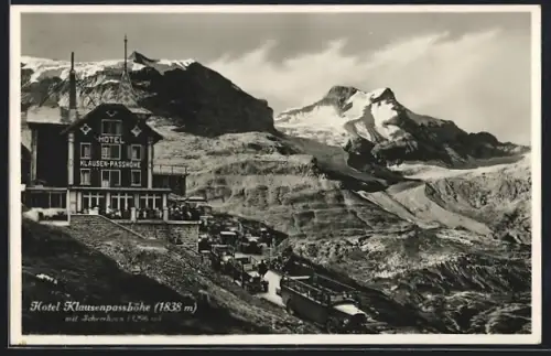 AK Klausenpasshöhe, Hotel Klausenpasshöhe mit Scheerhorn