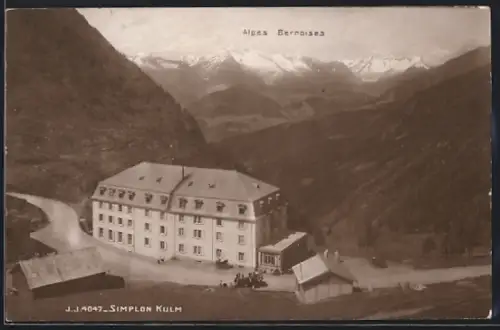 AK Simplon-Kulm, Hotel & Alpes Bernoises