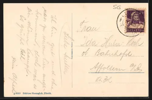 AK Nesslau-Neu St. Johann, Teilansicht mit Kirche