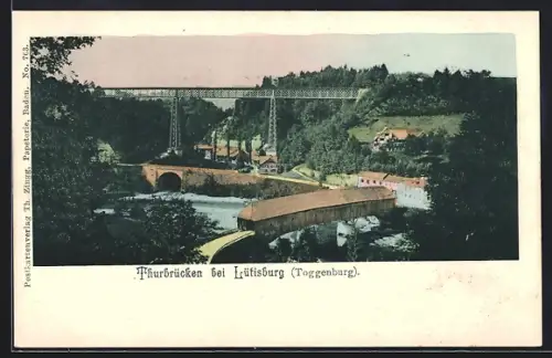AK Lütisburg /Toggenburg, Thurbrücken