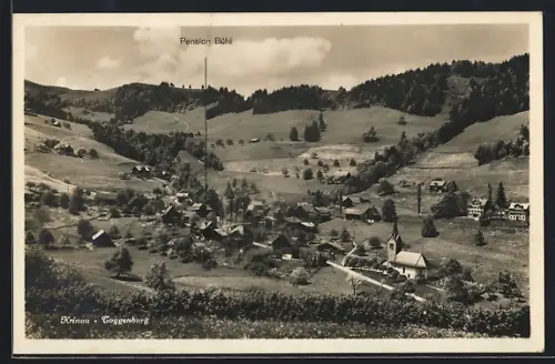 AK Krinau-Toggenburg, Teilansicht mit Pension Bühl