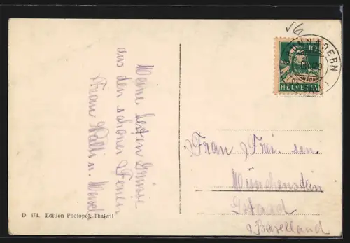 AK Furth, Ortspartie mit Auboden