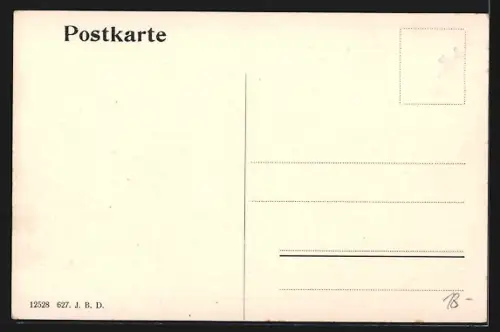 AK Elgersburg, Ortsansicht mit Burg