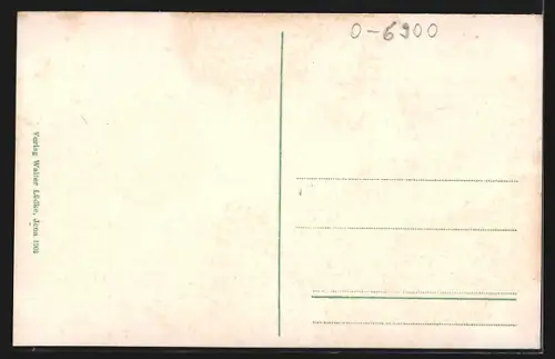 AK Jena, Villenviertel am Landgrafenberg mit dem Landgrafenhaus