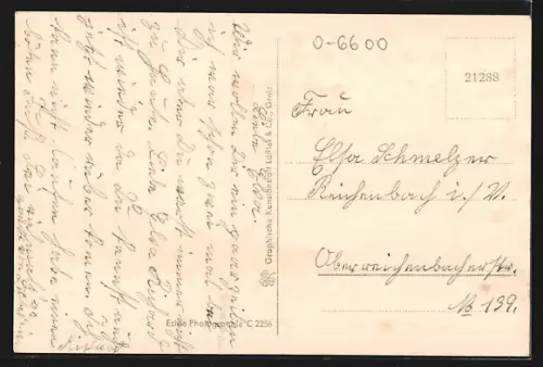 AK Greiz i. Thür., Totalansicht mit Kirche